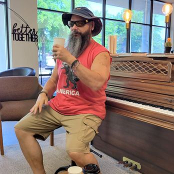 Kingship Brewing - Enjoying delicious coffee! - Coffee & Tea Near Me - Williamsburg, Virginia