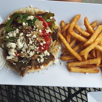 Legacy Gyros - Beef gyro with fries - Greek Near Me - Omaha, Nebraska Legacy Gyros - Beef gyro with fries - Greek Near Me - Omaha, Nebraska