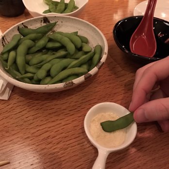 Ippudo - Westside - Yummy edamame with Yuzu salt! Amazing flavors. - Ramen Near Me - New York, New York