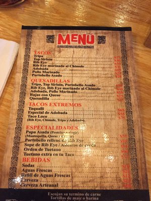Menu photo 4 Taqualli Tijuana, BCN