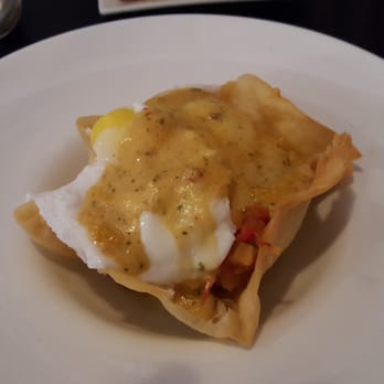 Sweet Basil's Cafe - Shrimp Benedict! Oh so delicious! - New American Near Me - Livingston, New Jersey