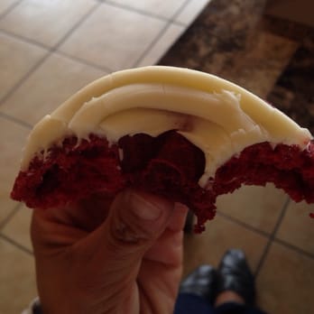 Donut Touch - Red velvet donut with cream cheese!!! Aaaahhhhh. - Cafes Near Me - San Diego, California