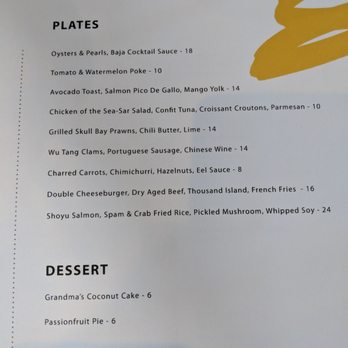 Yellowbelly - Menu - New American Near Me - St. Louis, Missouri Yellowbelly - Menu - New American Near Me - St. Louis, Missouri