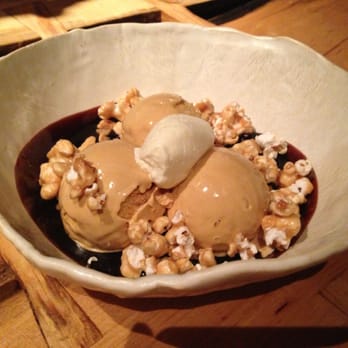 ABC Kitchen - Salted caramel ice cream, candied peanuts & popcorn, whipped cream, chocolate sauce - Breakfast & Brunch Near Me - New York, New York