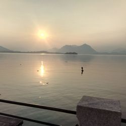 Bar Clipper - Sunrise over Lago Magggiore at the Bar clipper
