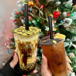Lychee Crystal Boba Black Tea