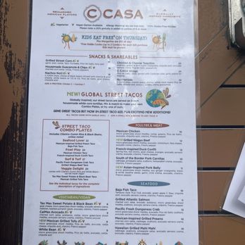 C CASA - San Ramon - Menu - Mexican Near Me - San Ramon, California