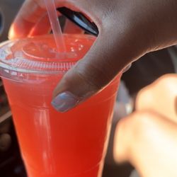 Homemade Strawberry lemonade