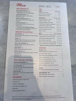 Menu photo 2 Mia's Solana Beach, CA