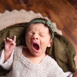 Adorable Art Photography - Just one moment - newborn baby girl - Michelle Harmon Queen Creek Arizona Photographer