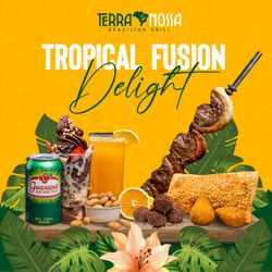 Terra Nossa - Experience the vibrant flavors of Brazil at our tropical fusion haven! Sip on guarana soda, enjoy acai bowls & crispy pastels