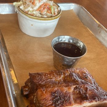 Ruby Red's BBQ - Pork ribs and Coleslaw - Barbeque Near Me - La Habra, California