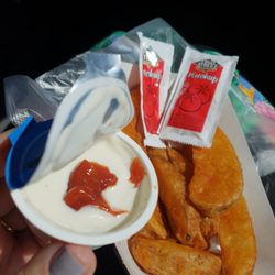 Jackpot Food Mart - Ketchup and ranch together... match made in heaven