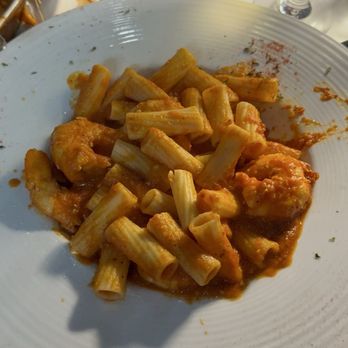 Amalfi - Rigatoni Arrabiata with shrimp - Italian Near Me - Jennings, Louisiana Amalfi - Rigatoni Arrabiata with shrimp - Italian Near Me - Jennings, Louisiana