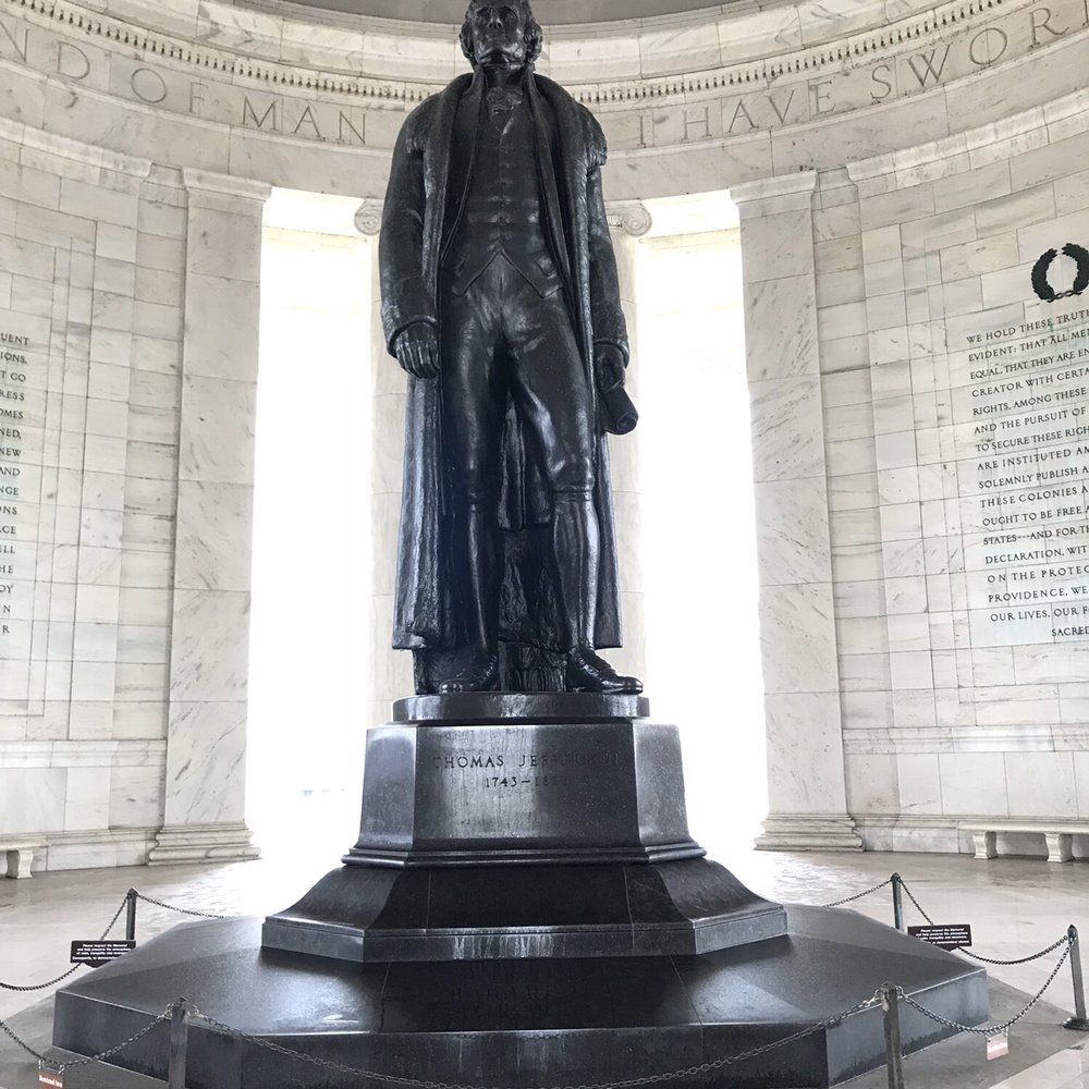 Jefferson Memorial - Thomas Jefferson inside the memorial. - Landmarks & Historical Buildings Near Me - Washington, DC, District of Columbia