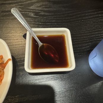 Myungin Dumplings - Prepared dipping sauce - Korean Near Me - Northridge, California