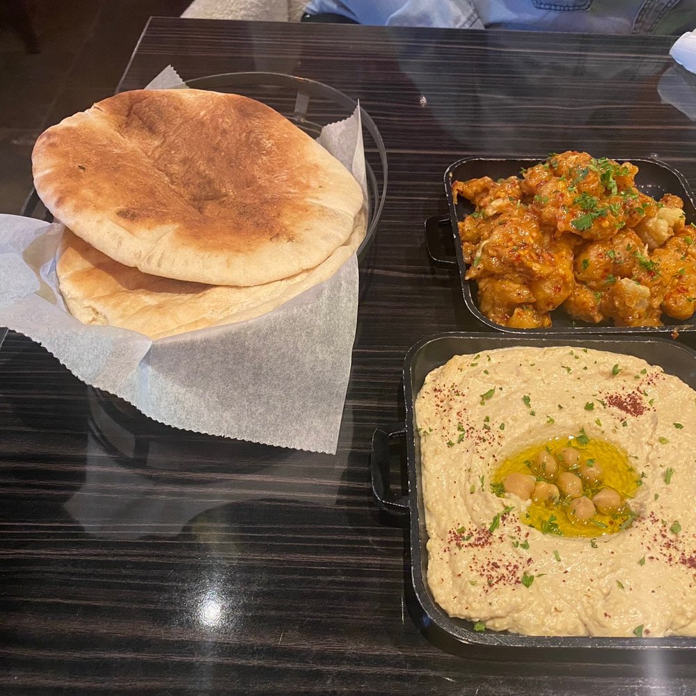 Parkerz - Cauliflower and hummus - Mediterranean Near Me - Houston, Texas Parkerz - Cauliflower and hummus - Mediterranean Near Me - Houston, Texas