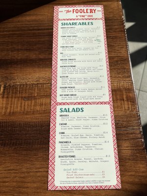 Menu photo 4 The Foolery Grand Rapids, MI Menu photo 4 The Foolery Grand Rapids, MI