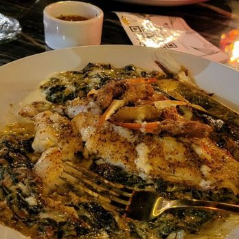 Prey - The blackened fish with the spinach sauce was delicious - Cajun/Creole Near Me - Houston, Texas Prey - The blackened fish with the spinach sauce was delicious - Cajun/Creole Near Me - Houston, Texas