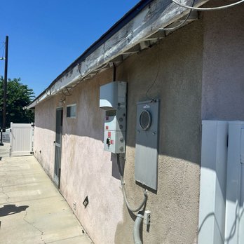 SunTrust Remodeling - Mismatched paint and stucco and damaged fascia - Roofing Near Me - Irvine, California