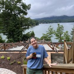 Lodge On Lake Lure - Outdoor seating/ lounging area!