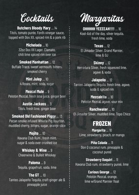 Menu photo 7 Ford's BBQ Oakhurst Decatur, GA