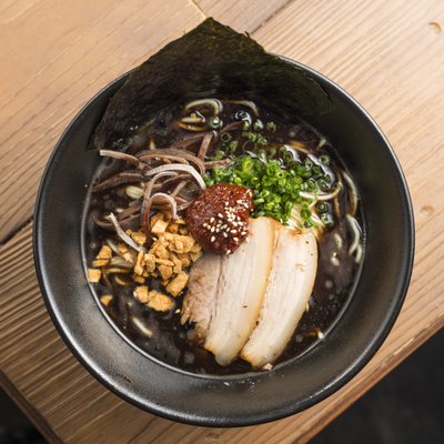 Golden Pork Tonkotsu Ramen Bar by null