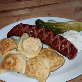 Rosa-Ly Pierogi - Kielbasa and bacon cheddar cheese pierogis. - Polish Near Me - Fairfield, New Jersey Rosa-Ly Pierogi - Kielbasa and bacon cheddar cheese pierogis. - Polish Near Me - Fairfield, New Jersey