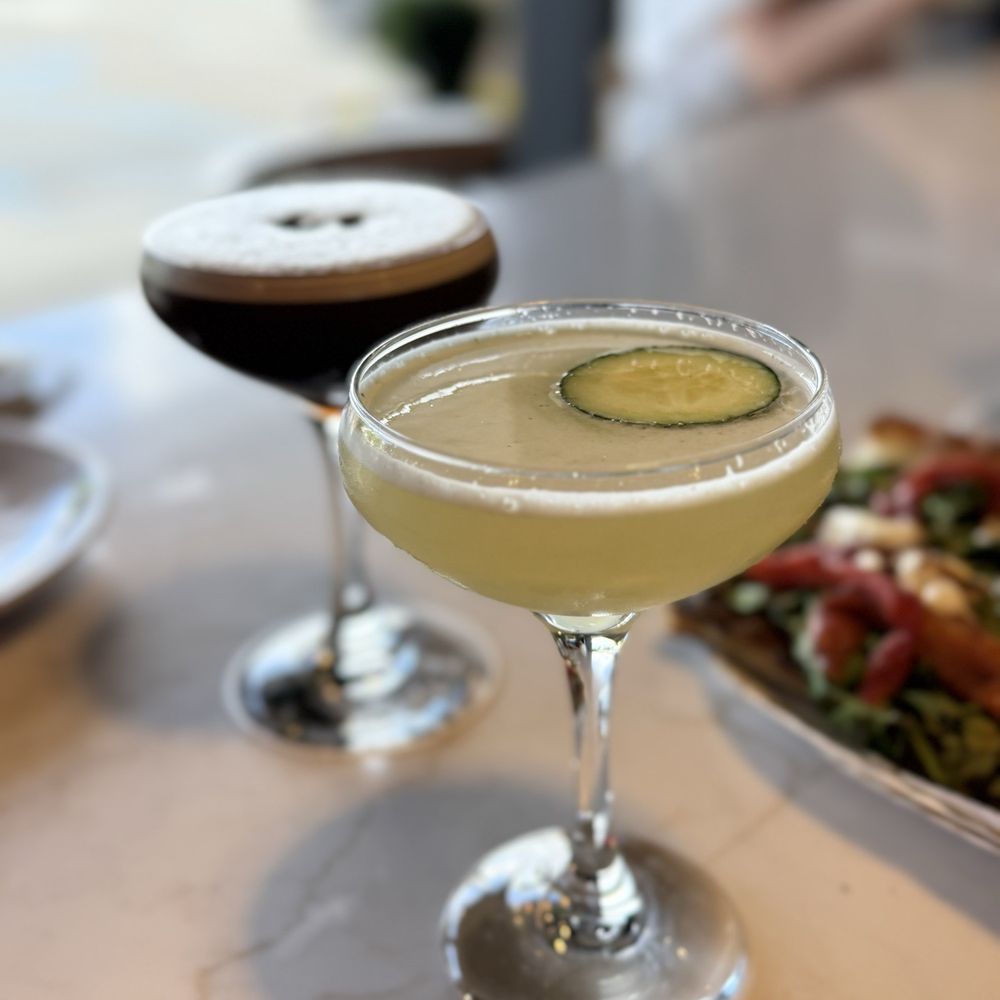 The Pizzeria of Smithtown - Espresso martini and cucumber martini - Pizza Near Me - Smithtown, New York