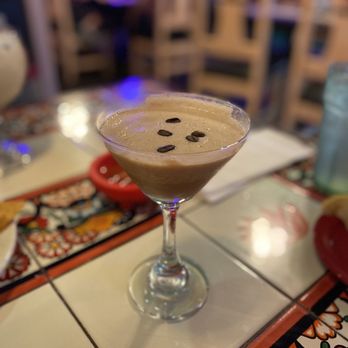 Pink Tequila - a glass of coffee on a table - Mexican Near Me - North Port, Florida