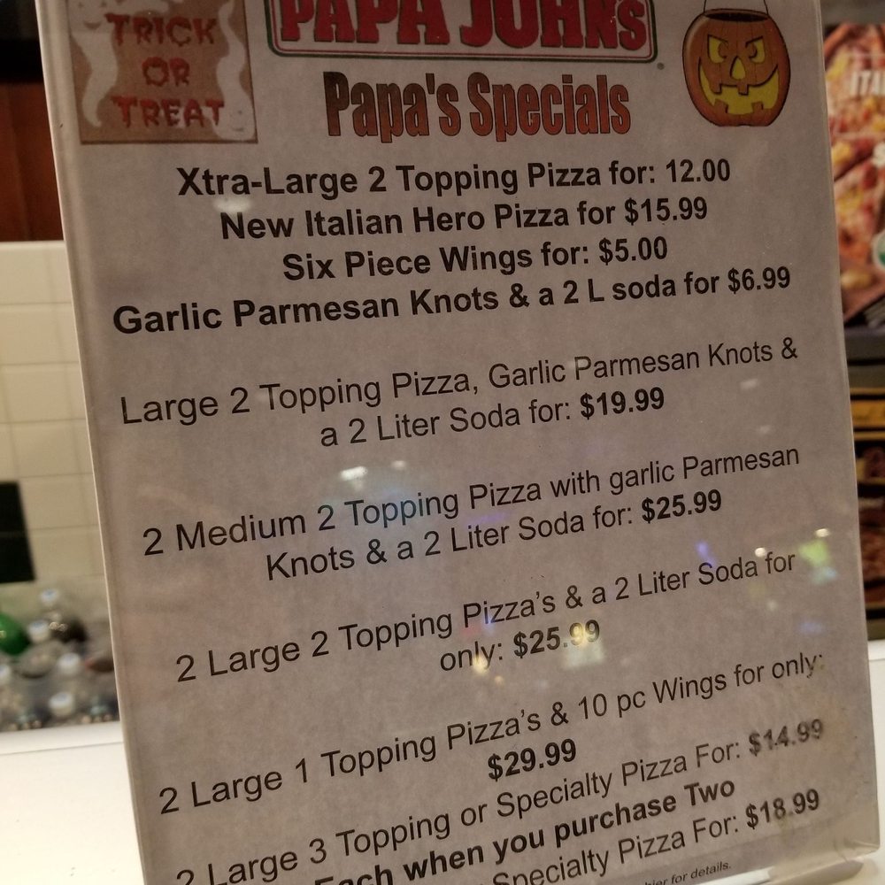 Papa John's Pizza - Special menu - Pizza Near Me - Kaneohe, Hawaii Papa John's Pizza - Special menu - Pizza Near Me - Kaneohe, Hawaii