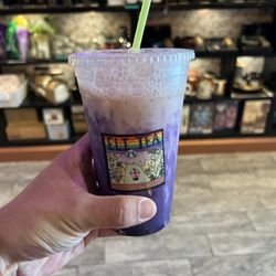 Ube Jasmine Latte, large