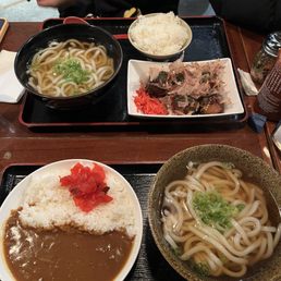 Curry Set, Takoyaki Set