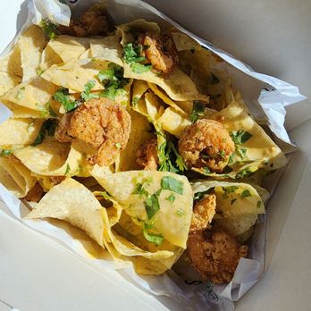 SALT Sea & Land Tacos - Shrimp nachos - Seafood Near Me - Tempe, Arizona