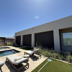 Blue Sky Patio Shades - Motorized Patio Screen In Queen Creek