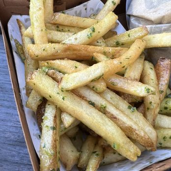 Gott's Roadside - GARLIC FRIES - $4.99 - Tossed in garlic butter and parsley. - Salad Near Me - Walnut Creek, California Gott's Roadside - GARLIC FRIES - $4.99 - Tossed in garlic butter and parsley. - Salad Near Me - Walnut Creek, California