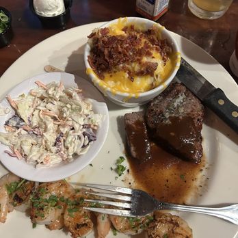 Rocking K Ranch - Steak and shrimp skewers with loaded mashed potatoes - Bakeries Near Me - Hemet, California Rocking K Ranch - Steak and shrimp skewers with loaded mashed potatoes - Bakeries Near Me - Hemet, California