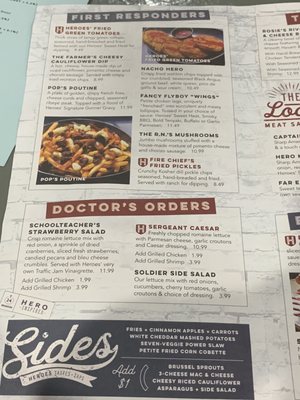 Menu photo 7 Heroes Tastes + Taps Branson, MO Menu photo 7 Heroes Tastes + Taps Branson, MO