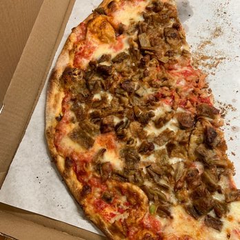 Sergio's Pizza & Restaurant - Eggplant pizza, half gone before I got to it! - Italian Near Me - Hamden, Connecticut Sergio's Pizza & Restaurant - Eggplant pizza, half gone before I got to it! - Italian Near Me - Hamden, Connecticut