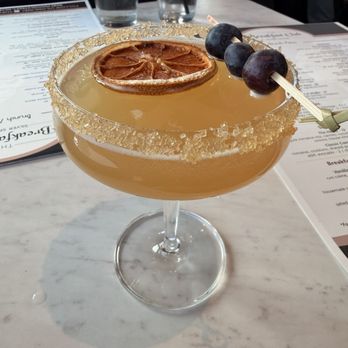 The Breakfast Club - The Great Gatsby: cognac, tequila, lemon juice, orange liqueur, brown sugar simple syrup - Breakfast & Brunch Near Me - Silver Spring, Maryland