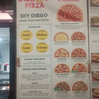 Diego's Pizza - Dso many options for everyone - Pizza Near Me - Chula Vista, California