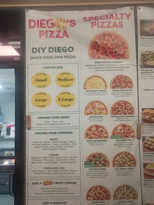 Menu photo 2 Diego's Pizza Chula Vista, CA