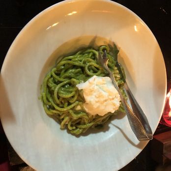 Robba da Matti - spaghetti al pesto & burrata - Italian Near Me - Vancouver, British Columbia Robba da Matti - spaghetti al pesto & burrata - Italian Near Me - Vancouver, British Columbia