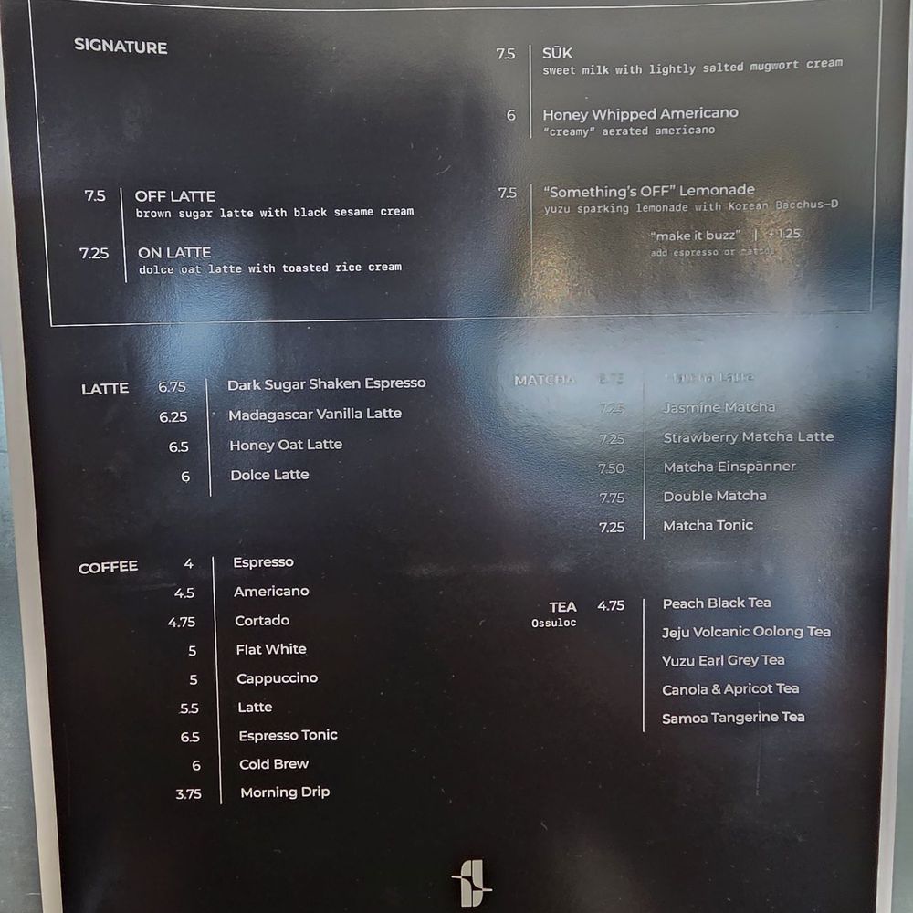 OFFNOFF COFFEE - Menu - Coffee & Tea Near Me - La Palma, California OFFNOFF COFFEE - Menu - Coffee & Tea Near Me - La Palma, California