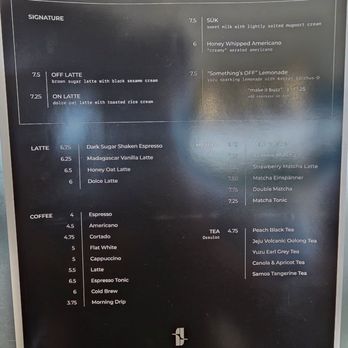 OFFNOFF COFFEE - Menu - Coffee & Tea Near Me - La Palma, California OFFNOFF COFFEE - Menu - Coffee & Tea Near Me - La Palma, California