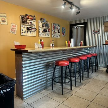 CJ's Roadside - Cute little bar sitting area - Salad Near Me - Yadkinville, North Carolina