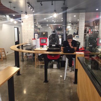 Solid Coffee Roasters - Actual coffee roasting on site.  Sweet aroma, friendly staff - Coffee Roasteries Near Me - Artesia, California
