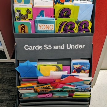Target - $5 and under cards. - Department Stores Near Me - Rockville, Maryland Target - $5 and under cards. - Department Stores Near Me - Rockville, Maryland