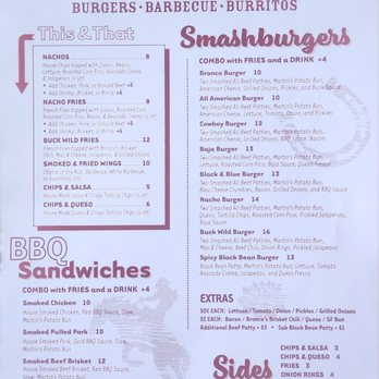 Bronco's - Menu - Barbeque Near Me - Hiawassee, Georgia