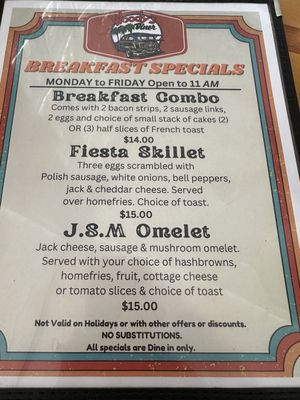 Menu photo 2 Woody's Diner Huntington Beach, CA